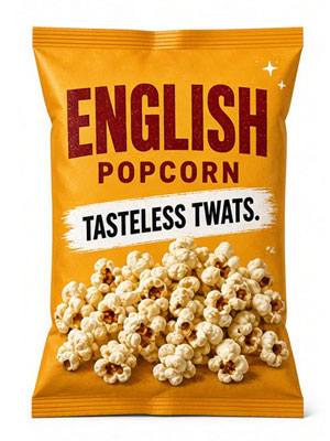 English popcorn englandism