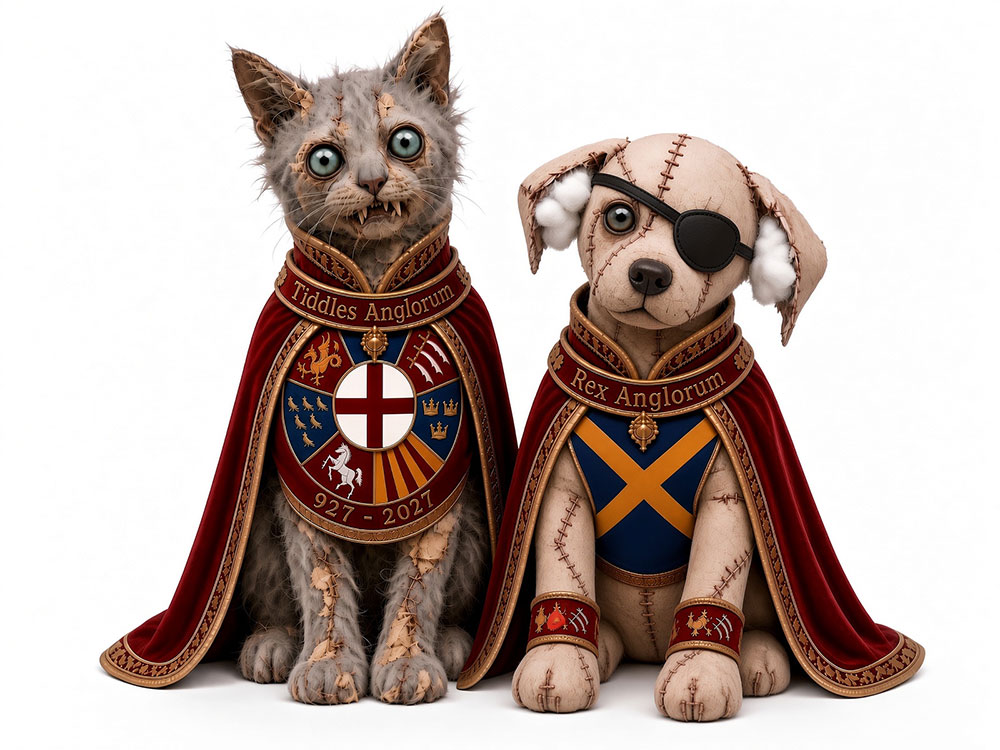Meet Rex & Tiddles - Englandism mascots Meet Rex & Tiddles - Englandism mascots