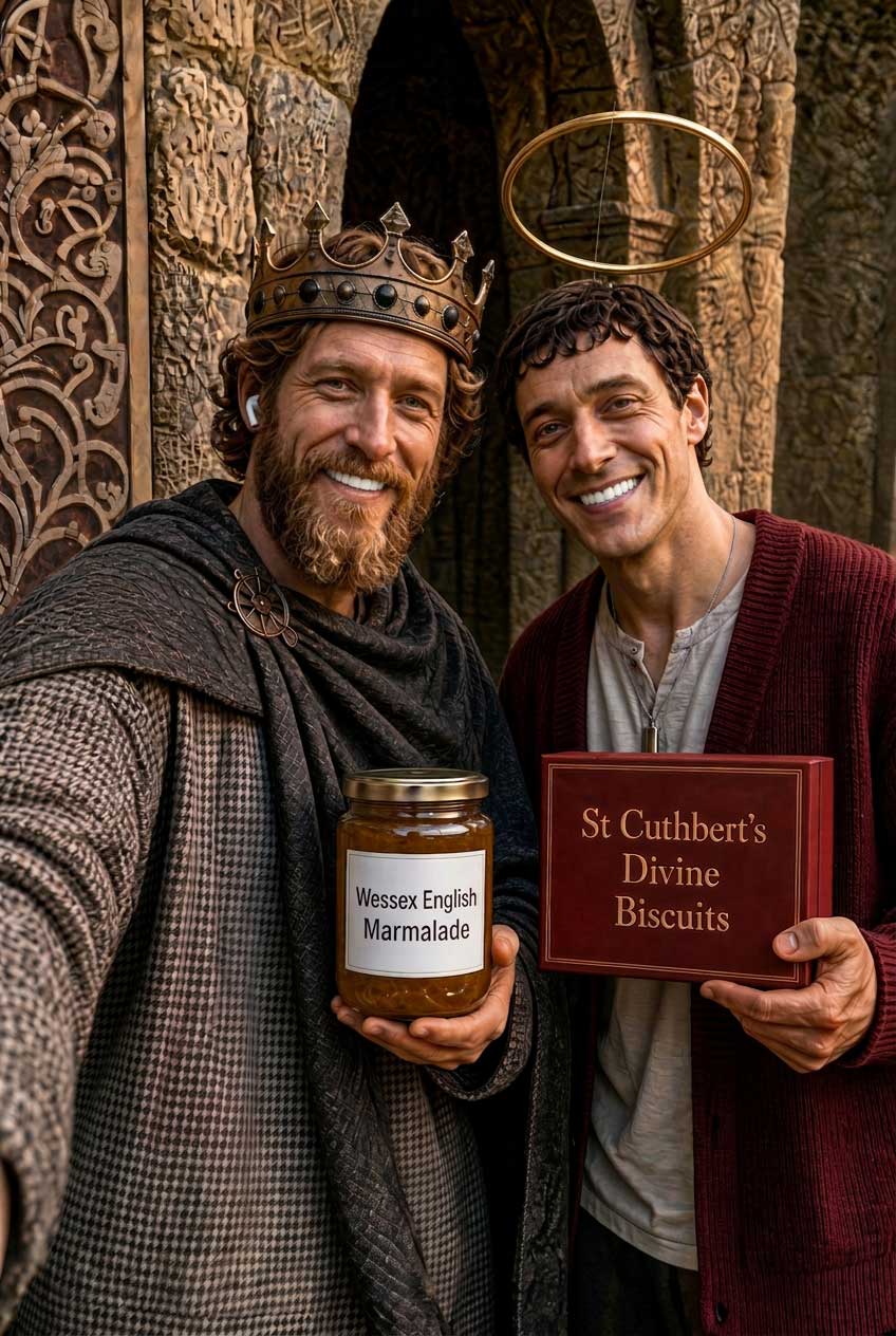 Æthelstan meets St Cuthbert Æthelstan meets St Cuthbert