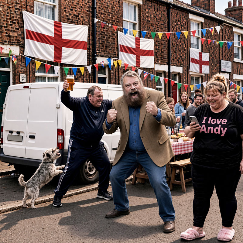 England 1100: some English persons eating sandwiches.